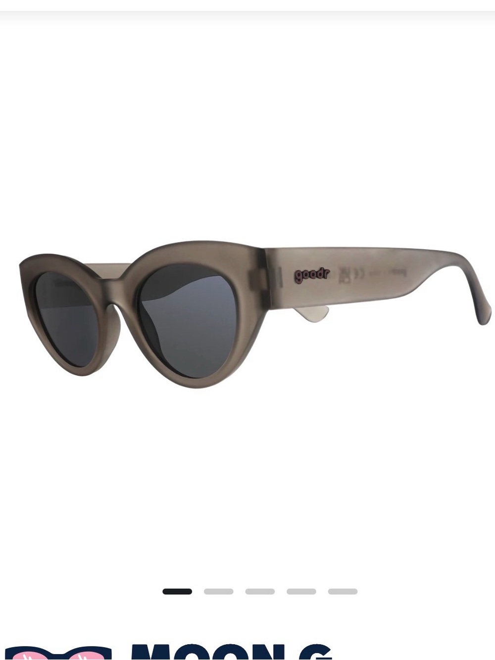 NEW Moonbeam Daydream Goodr gray sunglasses